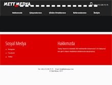 Tablet Screenshot of mettmedya.com